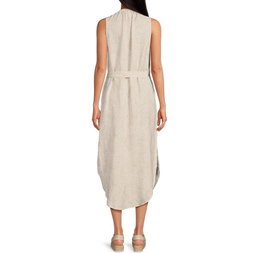 NWT Cloth & Stone Linen Blend Button Front Midi Dress Sizes S & M - Picture 5 of 6